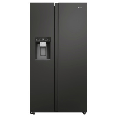 Haier HSW59F18EIPT American Fridge Freezer - Black