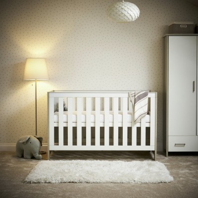 NIKA COT BED GREY WASH AND WHITE