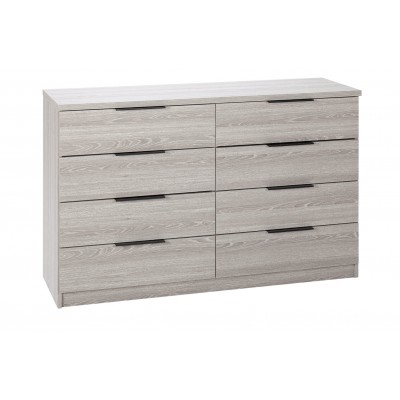 AH HALLINGFORD 4+4 DRW CHEST GREY OAK