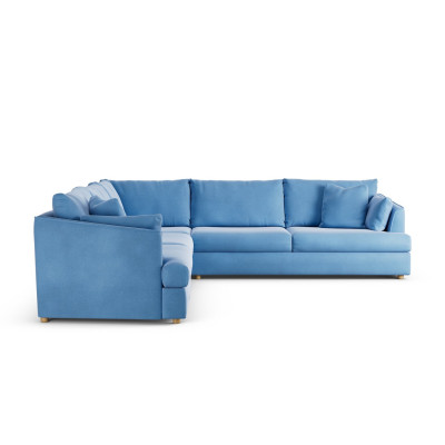 Habitat Holmfirth Reversible Corner Sofa - Sky Blue