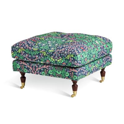 Habitat x Morris & Co. Merton Blackthorn Fabric Footstool