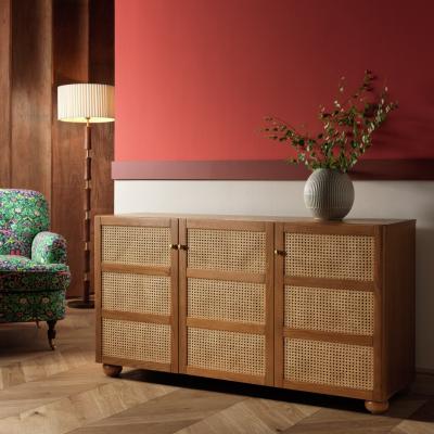 Habitat x Morris & Co. Perton 3 Door Walnut Sideboard