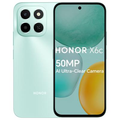 SIM Free HONOR X6c 128GB AI Mobile Phone - Ocean Cyan