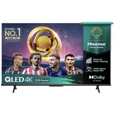 Hisense 43 Inch 43E78QTUK PRO Smart 4KUHD HDR QLED Freely TV