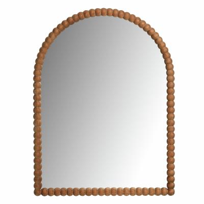 Habitat Brown Bobble Wooden Acrh Wall Mirror - 101x76cm