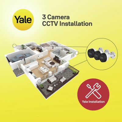 Yale 3 Camera CCTV Installation