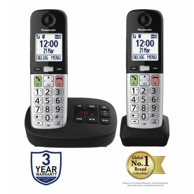 Panasonic KX-TGU4 Cordless Phone with Answer Machine - Twin