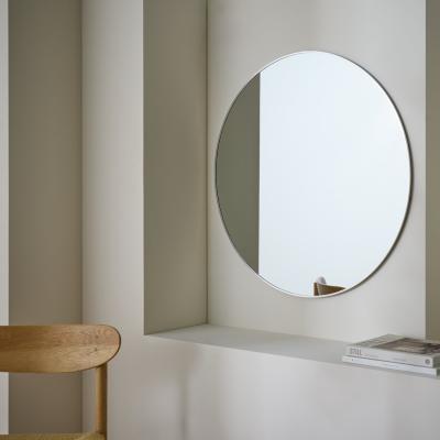 Habitat Silver Round Wall Mirror - 80x80cm