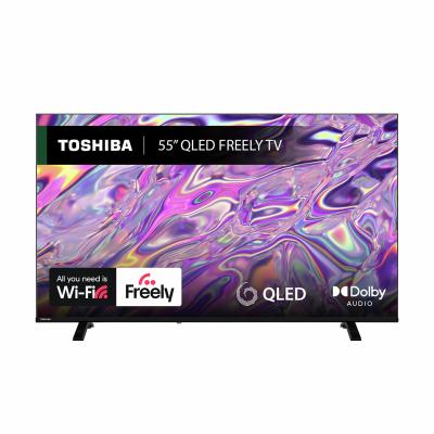 Toshiba 55 Inch 55QV1563DB Smart 4K UHD HDR QLED Freely TV