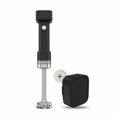 KitchenAid 5KHBRV71BM Go Cordless Hand Blender With Battery