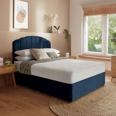 Silentnight Middleton Kingsize Divan Bed - Blue