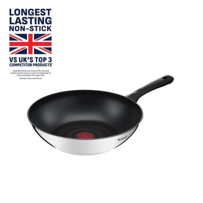 Tefal 28cm Titanium Edition Stainless Steel Wok