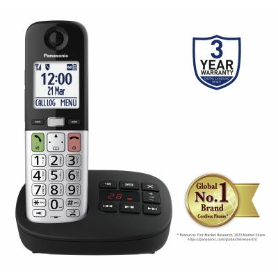 Panasonic KX-TGU4 Cordless Phone with Answer Machine Single