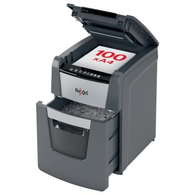 Rexel Optimum AutoFeed+ 100X 34L P4 Cross Cut Shredder