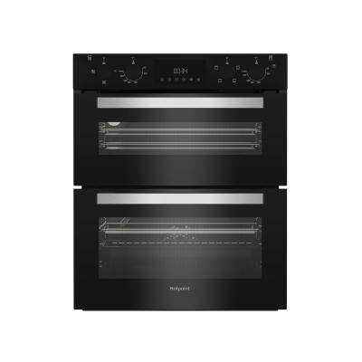 Hotpoint DUH10DB Built Under Double Electric Oven - Black