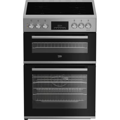 Beko FDC6731S 60cm Double Oven Electric Cooker - S/Steel