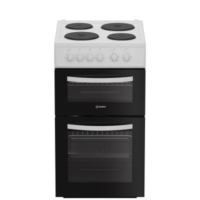 Indesit ITE5EMW 50cm Twin Cavity Electric Cooker - White