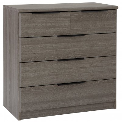 Argos Home Hallingford 5 Drawer Chest - Grey Oak Effect