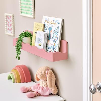 HAB SCALLOPED STORAGE SHELF PINK