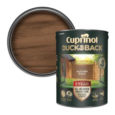 Cuprinol Ducksback Matt Paint Autumn Gold - 5L