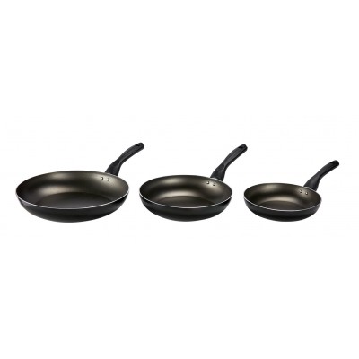 Argos Home 3 Piece Teflon Frying Pan Set