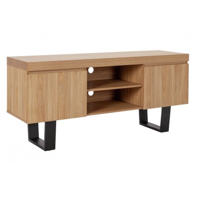 Argos Home Berlin 2 Door TV Unit - Oak Effect