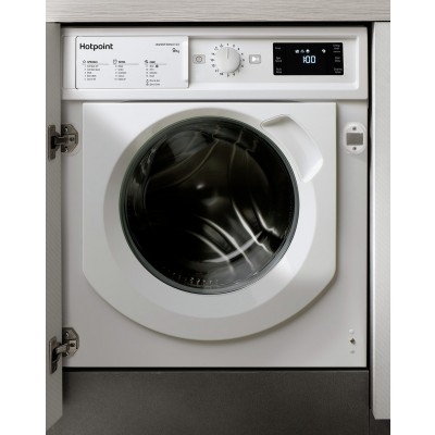 Hotpoint BIWMHG91484 9KG Integrated Washing Machine - White