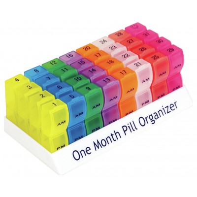 Aidapt Colourful Monthly Pill Organiser
