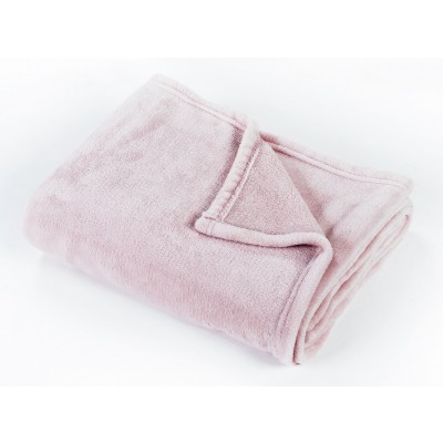 Argos Home Super Soft Fleece Throw - 150x200cm - Blush Pink