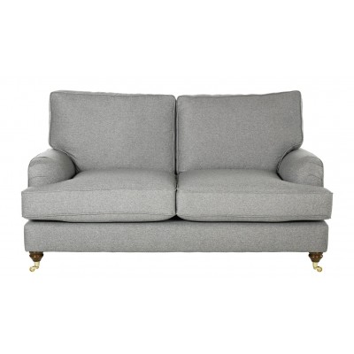 Argos Home Abberton 2 Seater Fabric Sofa - Light Grey