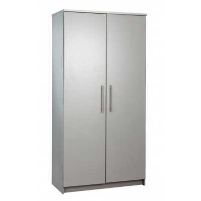 AH NORMANDY LARGE 2 DOOR ROBE GREY
