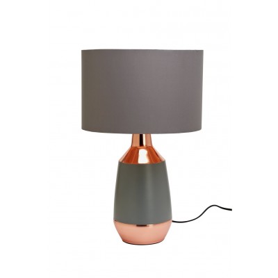 AH PLUTO TOUCH TABLE LAMP GREY COPPER