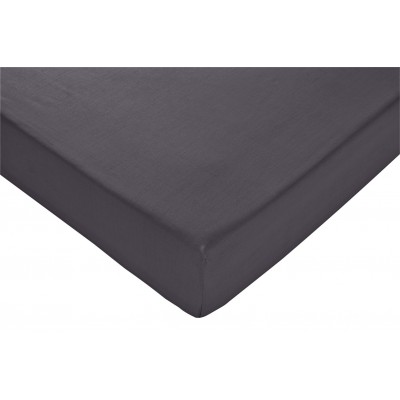 Argos Home Charcoal Cotton Rich Fitted Sheet - Kingsize