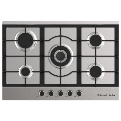 R HOBBS SS 75CM 5 BURNER GAS HOB