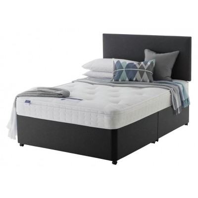 Silentnight Travis Kingsize Ortho Divan Bed - Charcoal