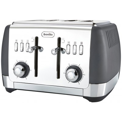 Breville Strata 4 Slice Toaster - Matt Grey