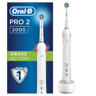 ORAL B PRO 2 2000 WHITE CROSS ACTION