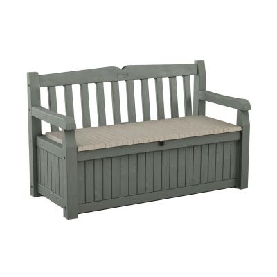 KETER EDEN STORAGE BENCH GREEN BEIGE