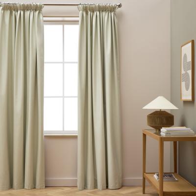Habitat Blackout PP Curtain - Cream 66x5
