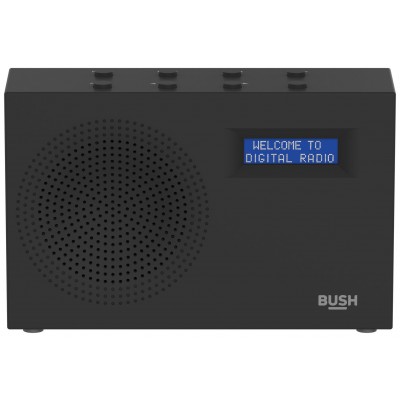 Bush Portable DAB / FM Radio - Black