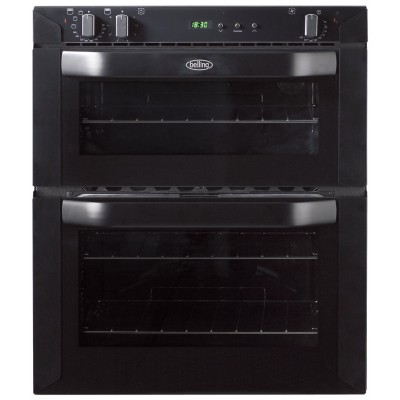 Belling BI70FP Built-in Double Electric Oven - Black