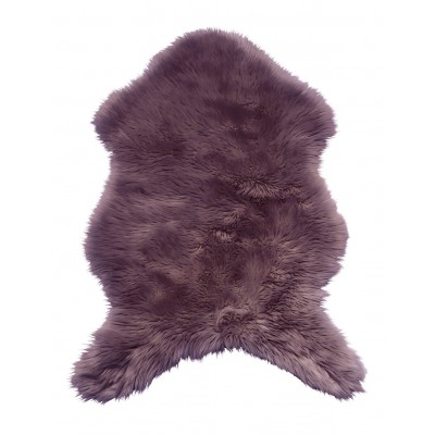AH FAUX SHEEPSKIN RUG SMALL BLUSH