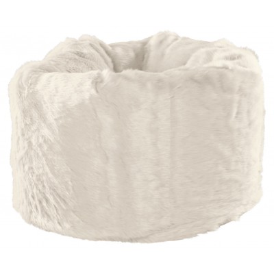 Argos Home Faux Fur Bean Bag - Cream