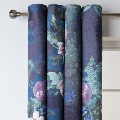 Dutch Glam Floral Curtain 66x72