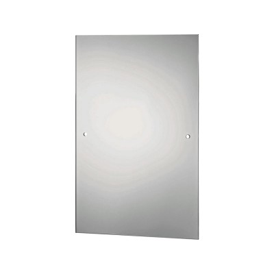 Argos Home Silver Drilled Bathroom Wall Mirror - 45x30cm