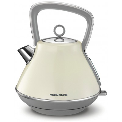 Morphy Richards 100107 Evoke Pyramid Kettle - Cream