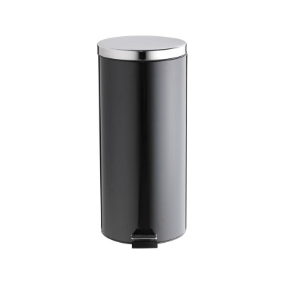 AH 30L BLACK PEDAL BIN
