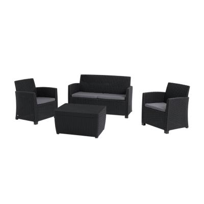 KETER MIA LOUNGE SET WITH STORAGE TABLE