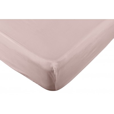 Argos Home 200 TC Blush Fitted Sheet - Single