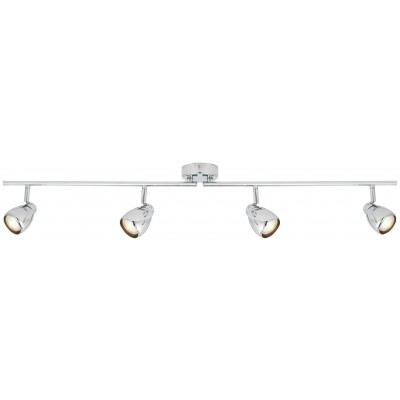 Argos Home Optimus 4 Light Spotlight Ceiling Plate - Chrome